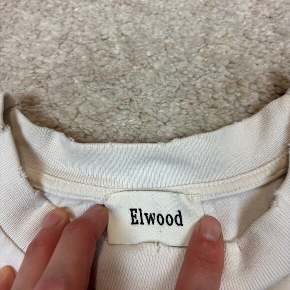 Elwood Oversized Core Tee Shirt Men's Large Retro Loungewear Casual - Picture 6 of 12